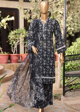 Monochrome By Schick Digital Printed Lawn 3 Piece Unstitched Suit SDH25MV12 AD-01